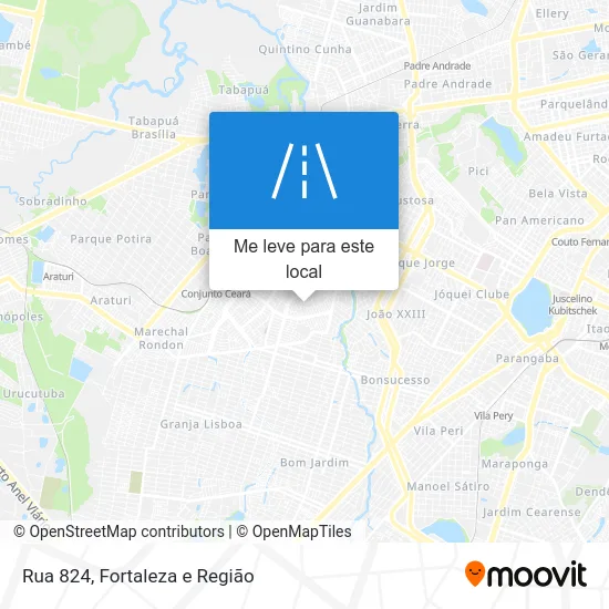 Rua 824 mapa