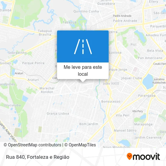 Rua 840 mapa
