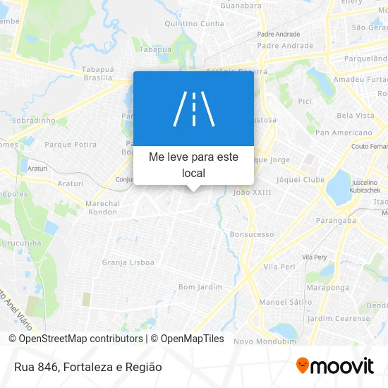 Rua 846 mapa