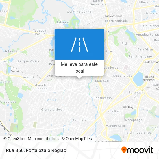 Rua 850 mapa