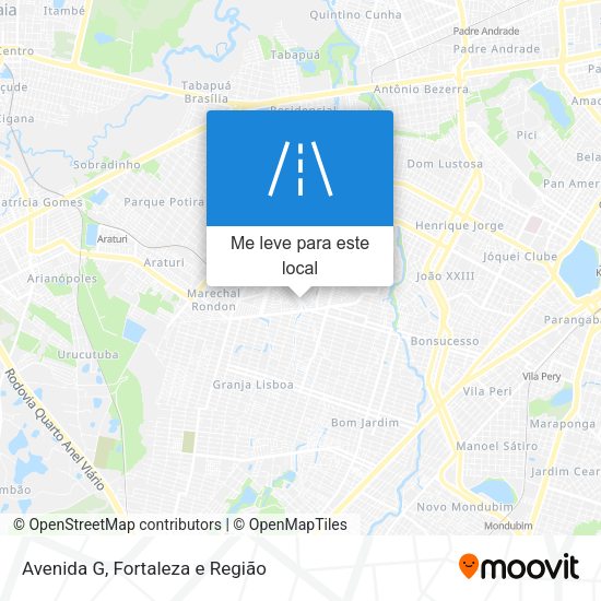 Avenida G mapa