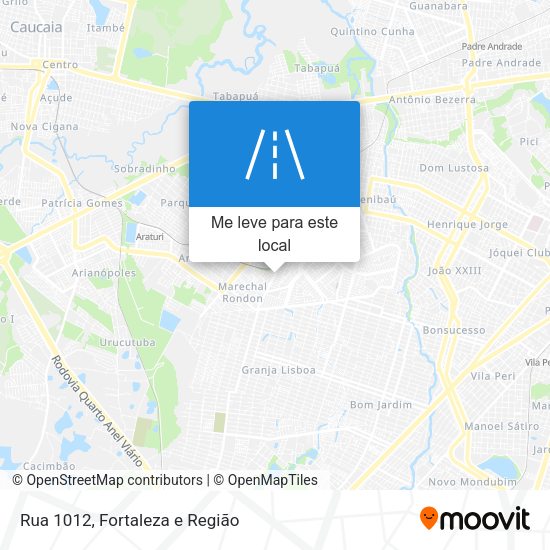 Rua 1012 mapa