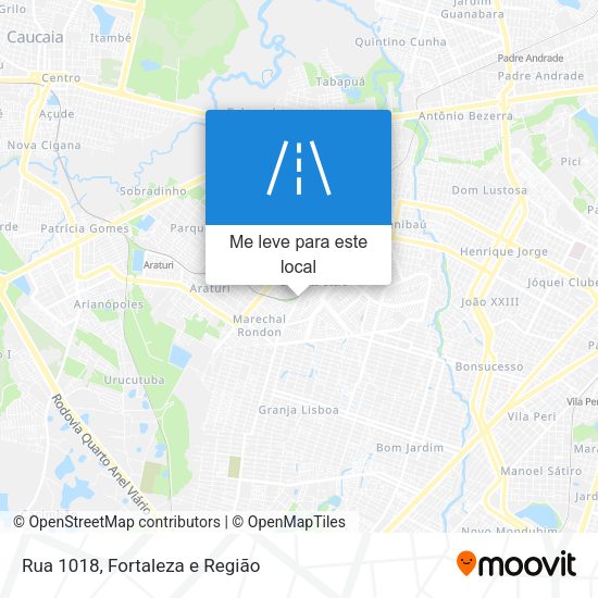 Rua 1018 mapa