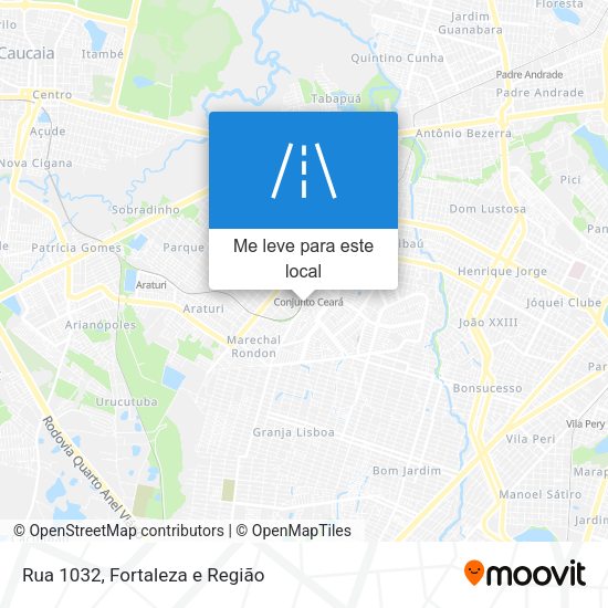 Rua 1032 mapa