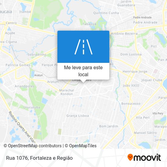 Rua 1076 mapa