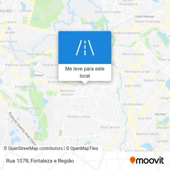 Rua 1078 mapa