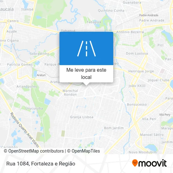 Rua 1084 mapa
