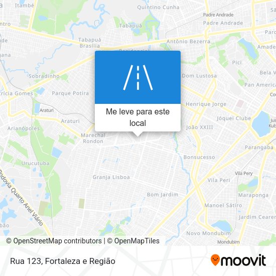 Rua 123 mapa