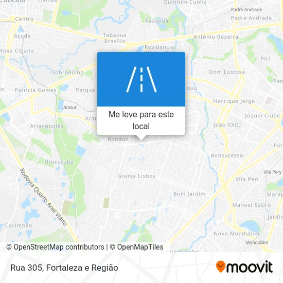 Rua 305 mapa