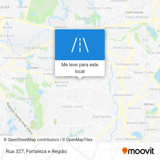 Rua 327 mapa