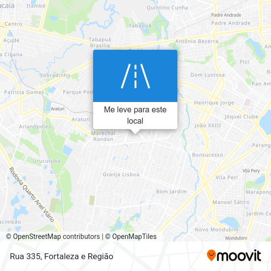 Rua 335 mapa