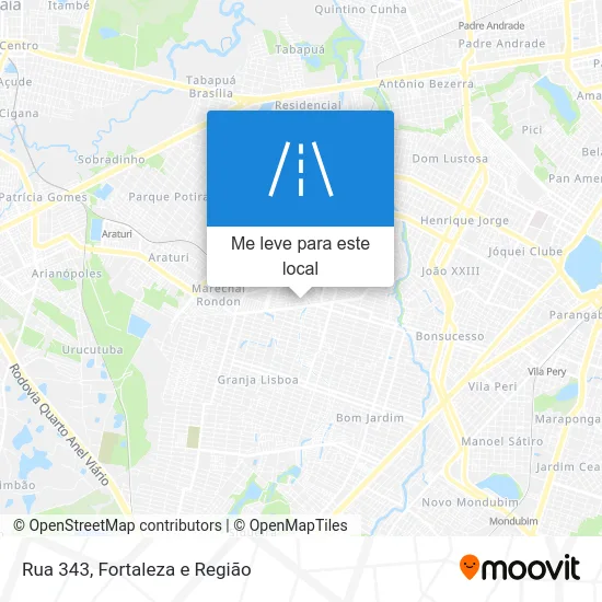 Rua 343 mapa
