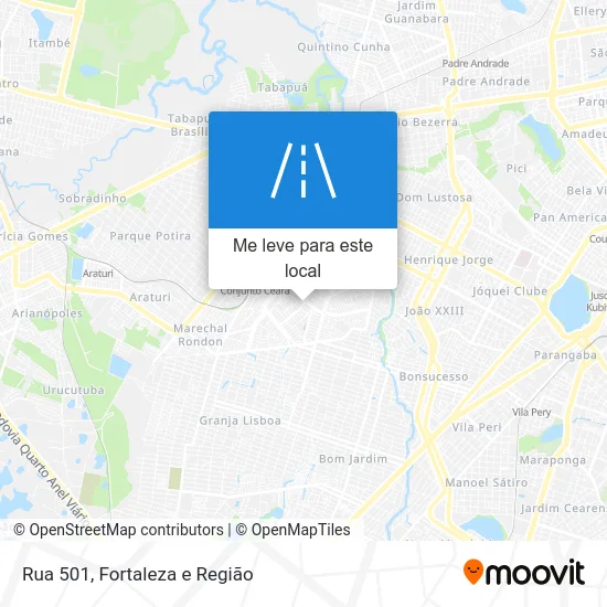 Rua 501 mapa