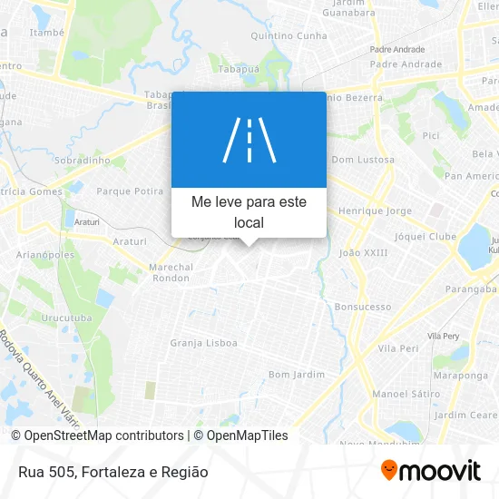 Rua 505 mapa