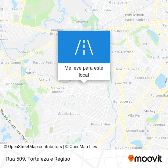 Rua 509 mapa