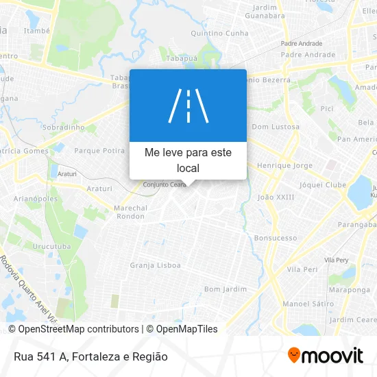 Rua 541 A mapa