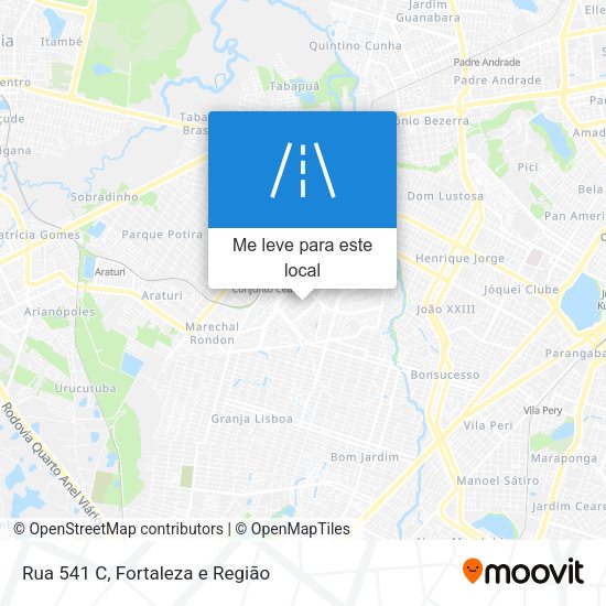 Rua 541 C mapa