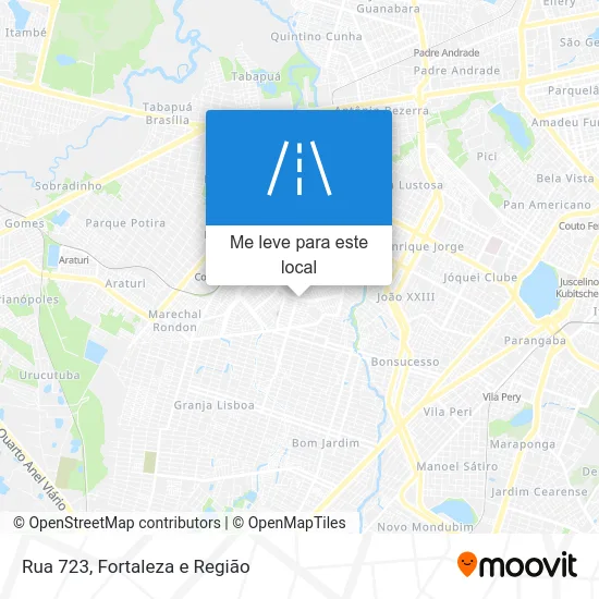 Rua 723 mapa
