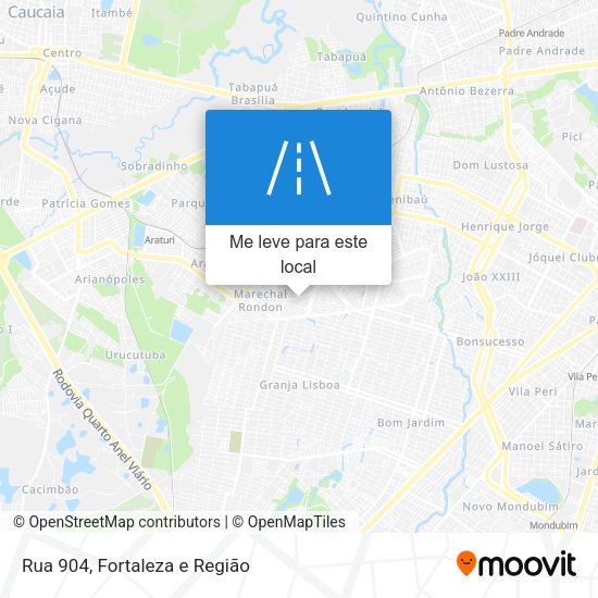 Rua 904 mapa