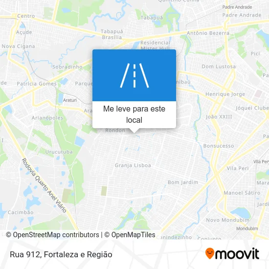 Rua 912 mapa