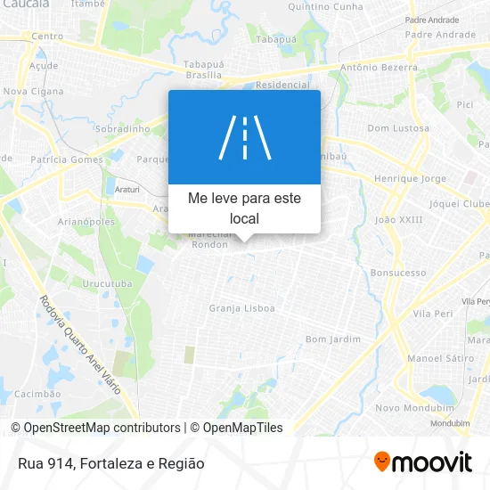 Rua 914 mapa