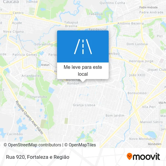 Rua 920 mapa