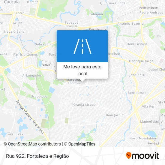 Rua 922 mapa