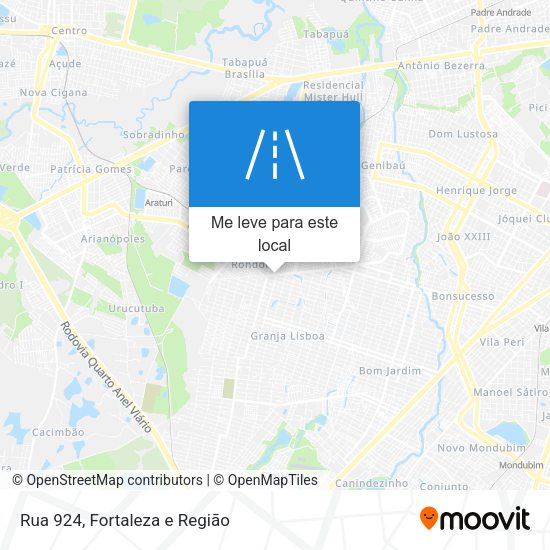 Rua 924 mapa
