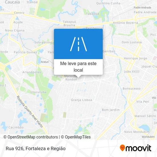 Rua 926 mapa