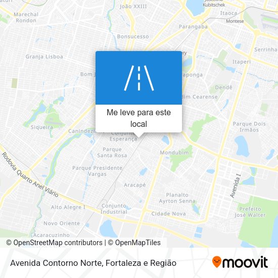 Avenida Contorno Norte mapa