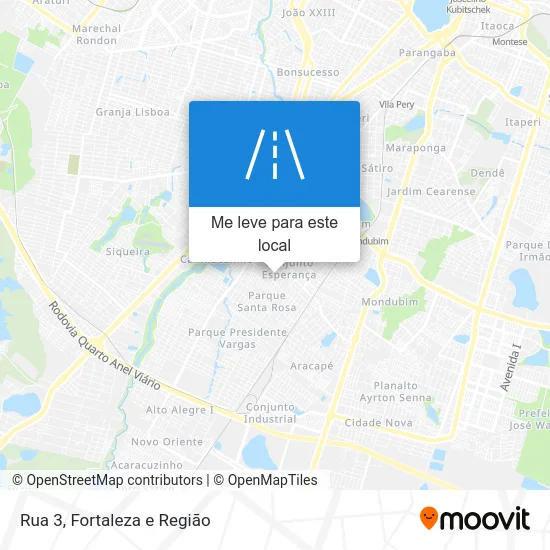 Rua 3 mapa
