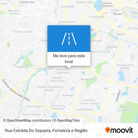 Rua Estrada Do Siqueira mapa