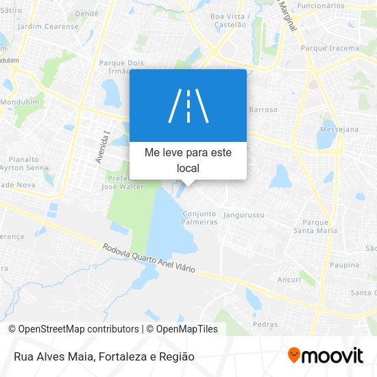 Rua Alves Maia mapa