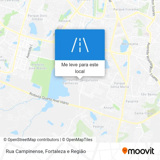 Rua Campinense mapa