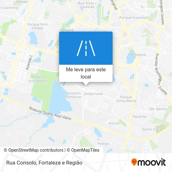 Rua Consolo mapa