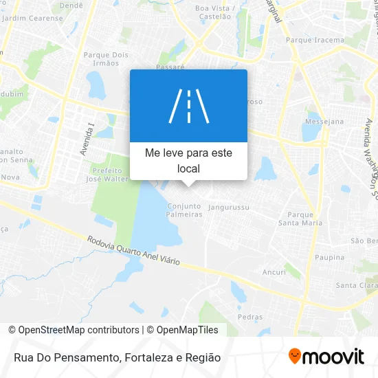 Rua Do Pensamento mapa