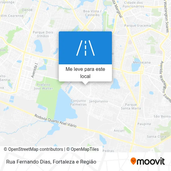 Rua Fernando Dias mapa