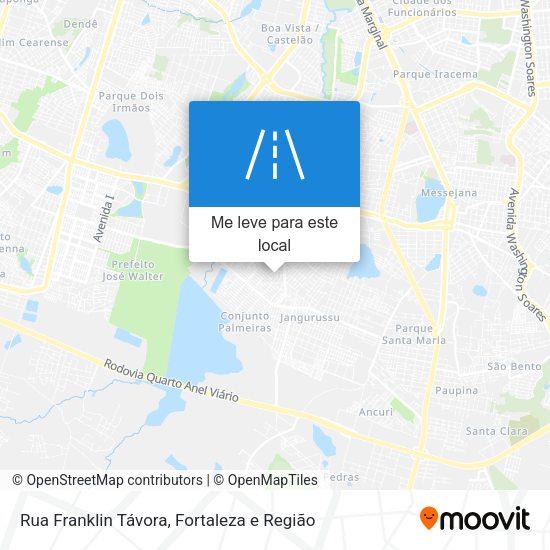 Rua Franklin Távora mapa