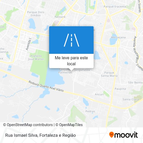 Rua Ismael Silva mapa