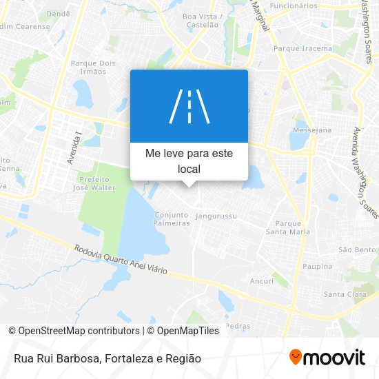 Rua Rui Barbosa mapa