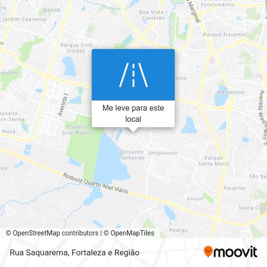 Rua Saquarema mapa