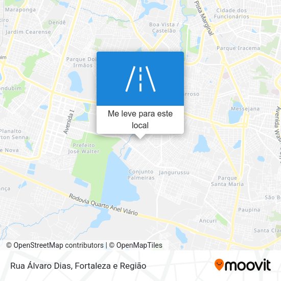 Rua Álvaro Dias mapa