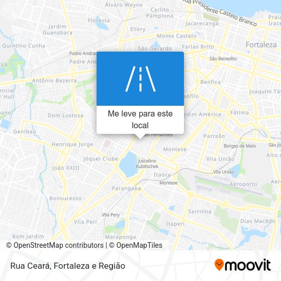 Rua Ceará mapa