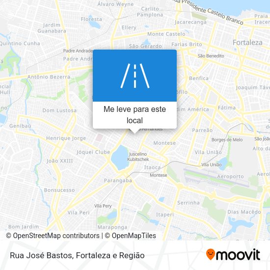 Rua José Bastos mapa