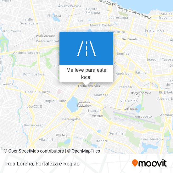 Rua Lorena mapa