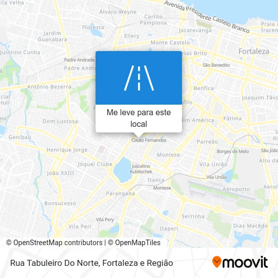 Rua Tabuleiro Do Norte mapa