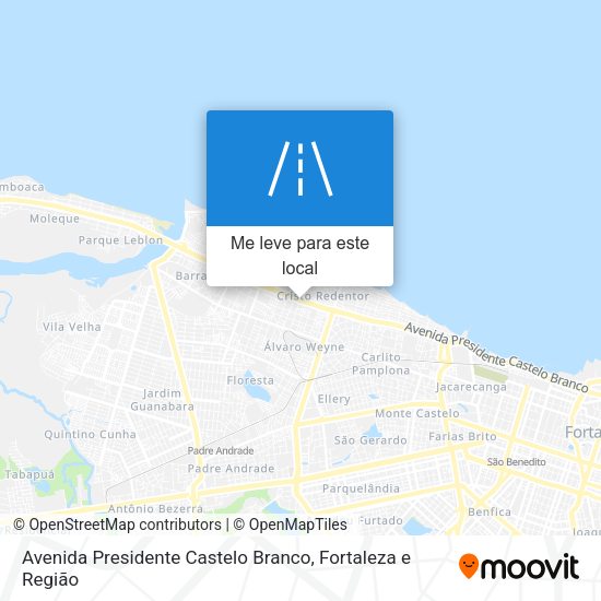 Avenida Presidente Castelo Branco mapa