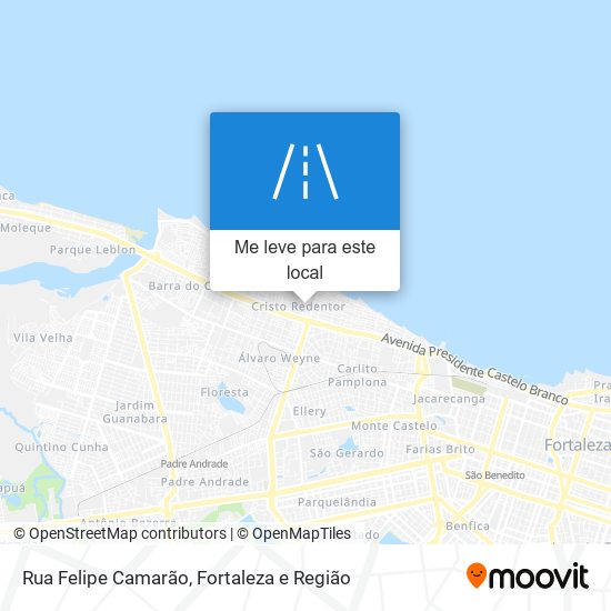 Rua Felipe Camarão mapa