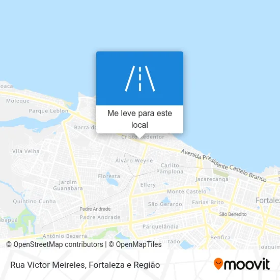 Rua Victor Meireles mapa