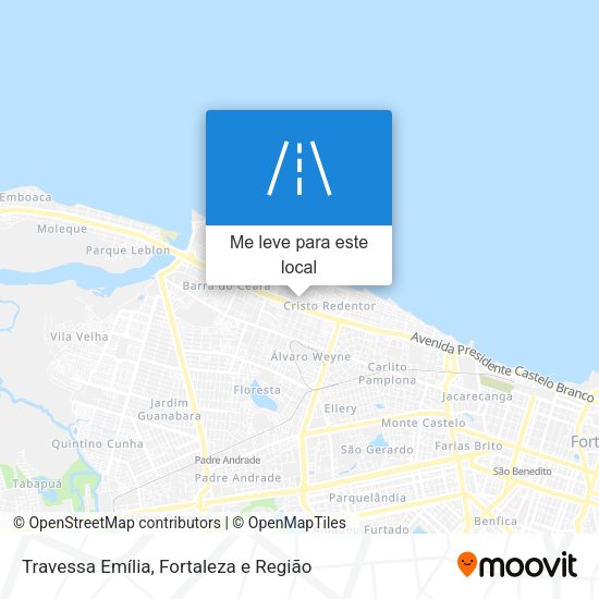 Travessa Emília mapa